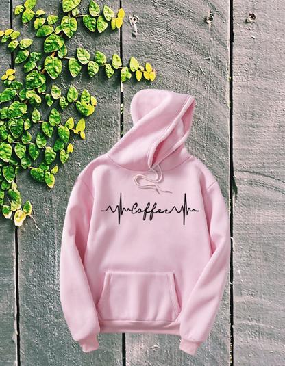 Coffee Heartbeat Hoodie