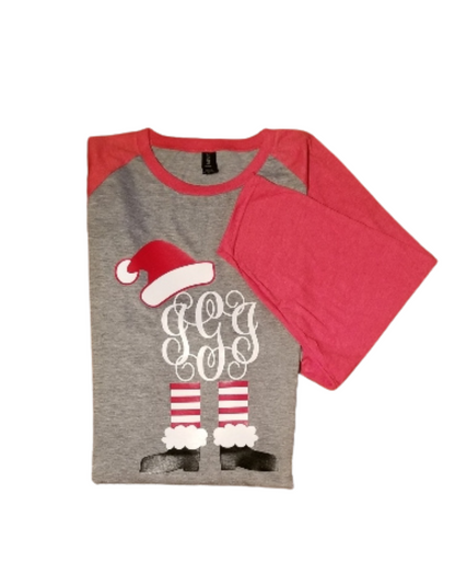 Women's Christmas Raglan Shirt