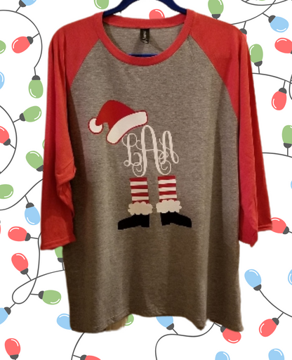 Women's Christmas Raglan Shirt