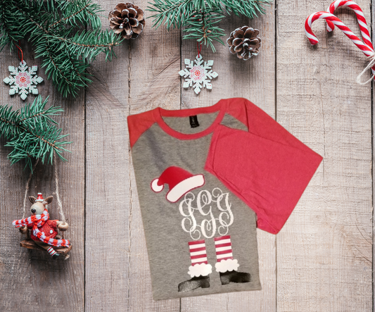 Women's Christmas Raglan Shirt