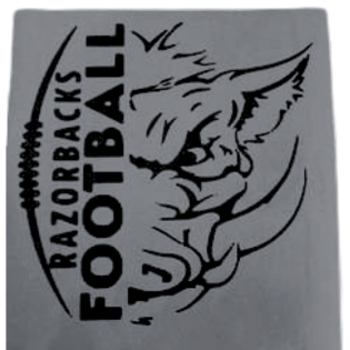 Razorbacks Football Decal