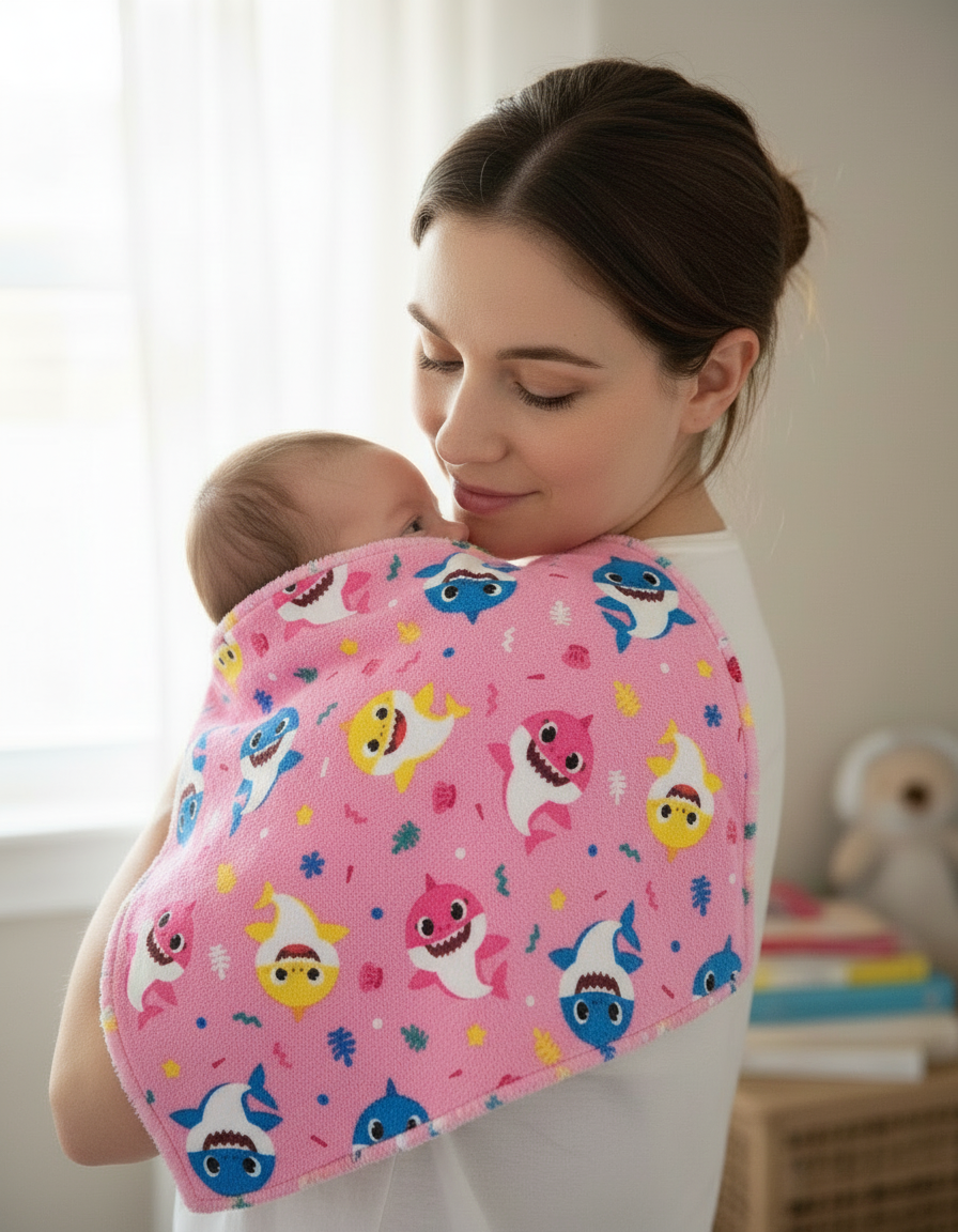 Claudia's Baby Burp Cloths