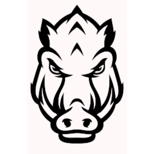 Razorback Hog UV Decal sticker