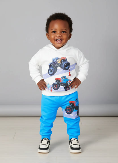 Baby Boy's Monster Truck Outfit 2pcs set