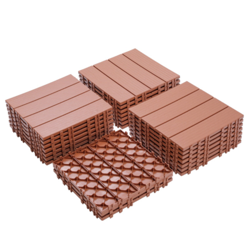 Plastic Interlocking Deck Tiles 44pk