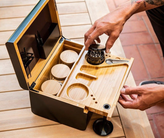 Bamboo Tobacco Storage Box