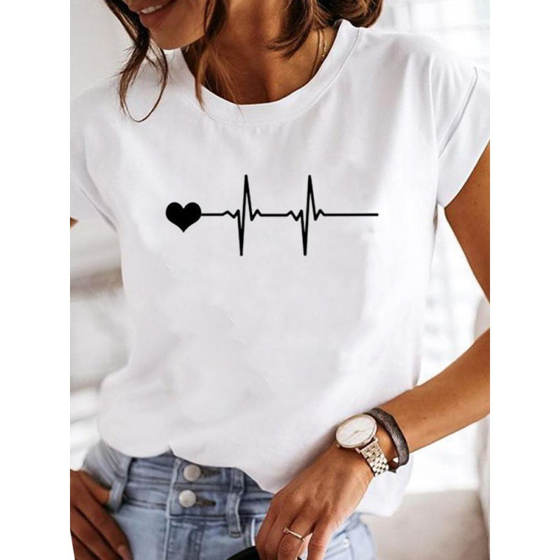 Women's Casual Print T-Shirt