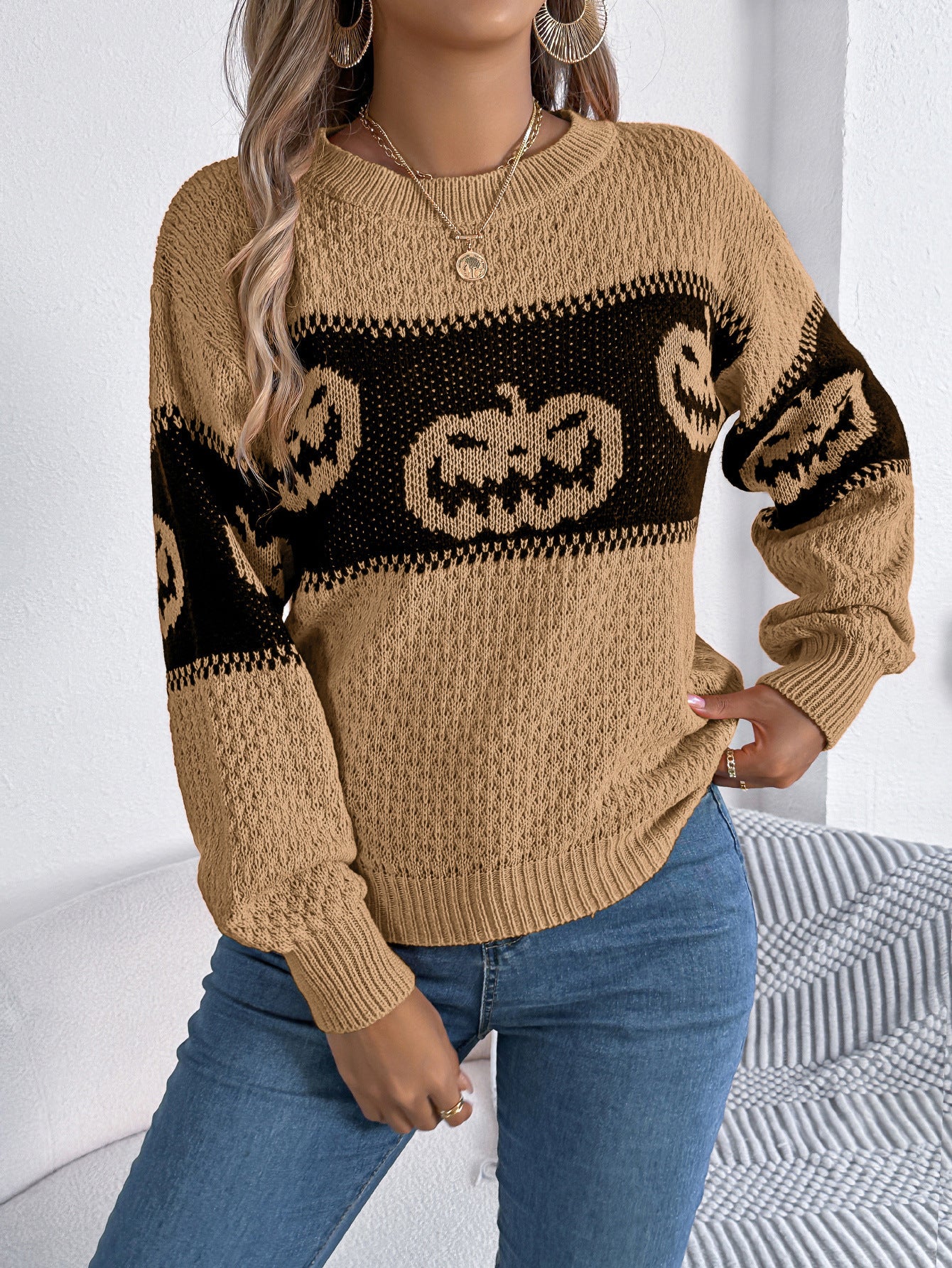 Women's Jack-O-Lantern Sweater