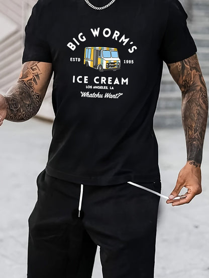 Men's Big Worm's Ice Cream Truck T-Shirt