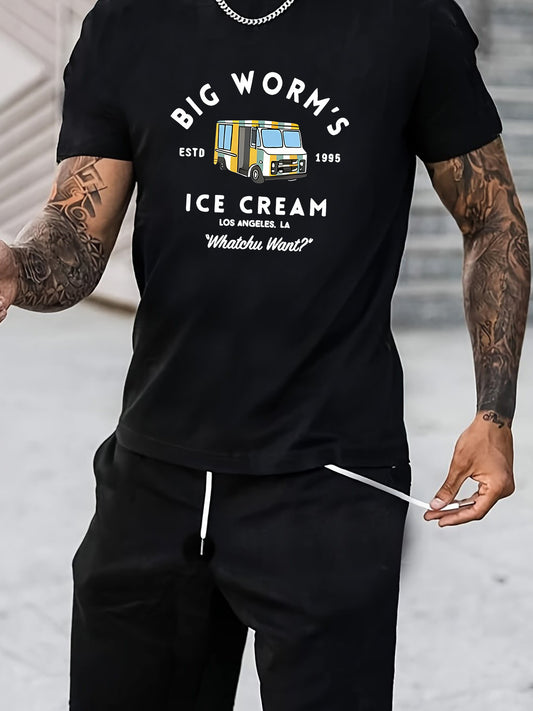 Men's Big Worm's Ice Cream Truck T-Shirt
