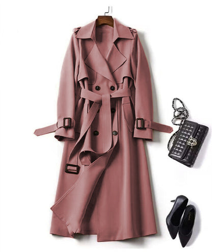 Women's Double-Breasted Trench Coat