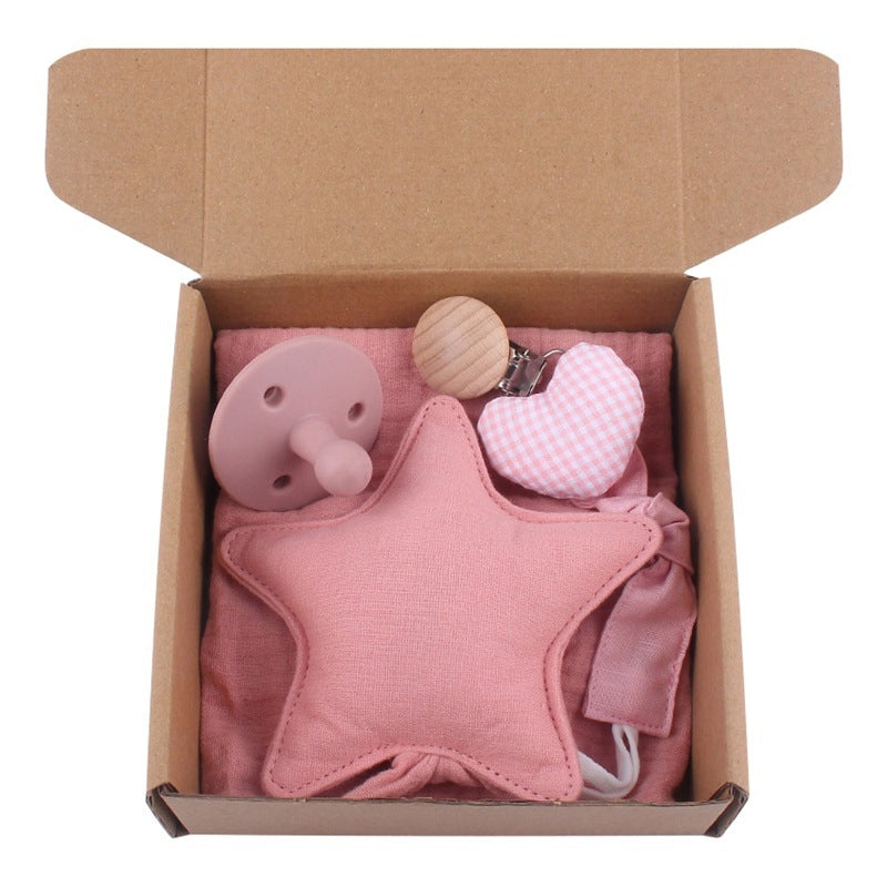Baby Muslin Wooden Gift Sets