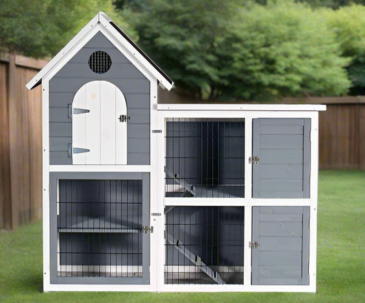 Large 2-Story Rabbit Hutch