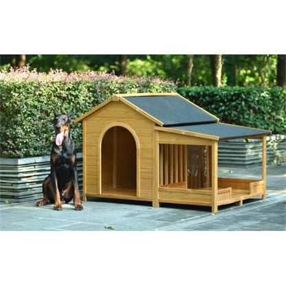 Large Wooden Doghouse