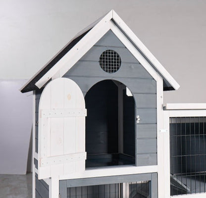 Large 2-Story Rabbit Hutch