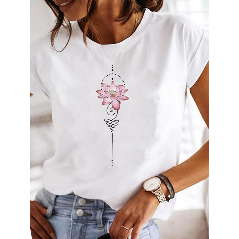 Women's Casual Print T-Shirt