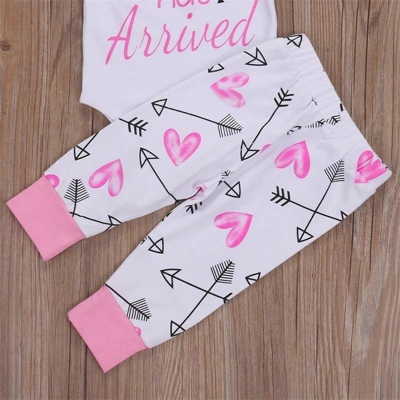 Baby The Princess Has Arrived Outfit 4pcs set