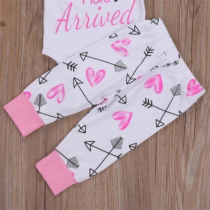 Baby The Princess Has Arrived Outfit 4pcs set