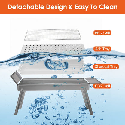 Foldable Charcoal BBQ Grill