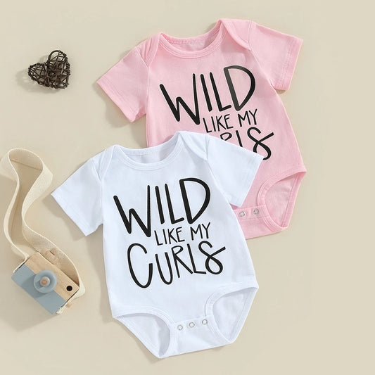 Baby Wild Like My Curls Onesie