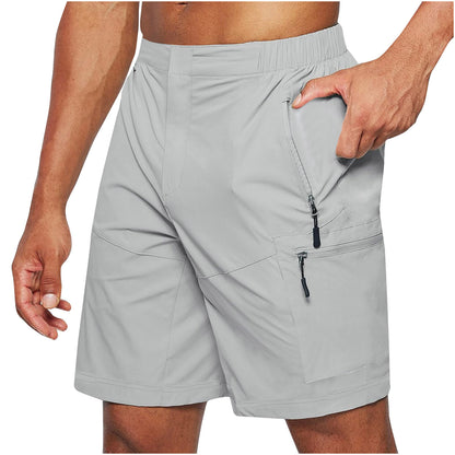 Men's Casual Zipper Cargo Shorts