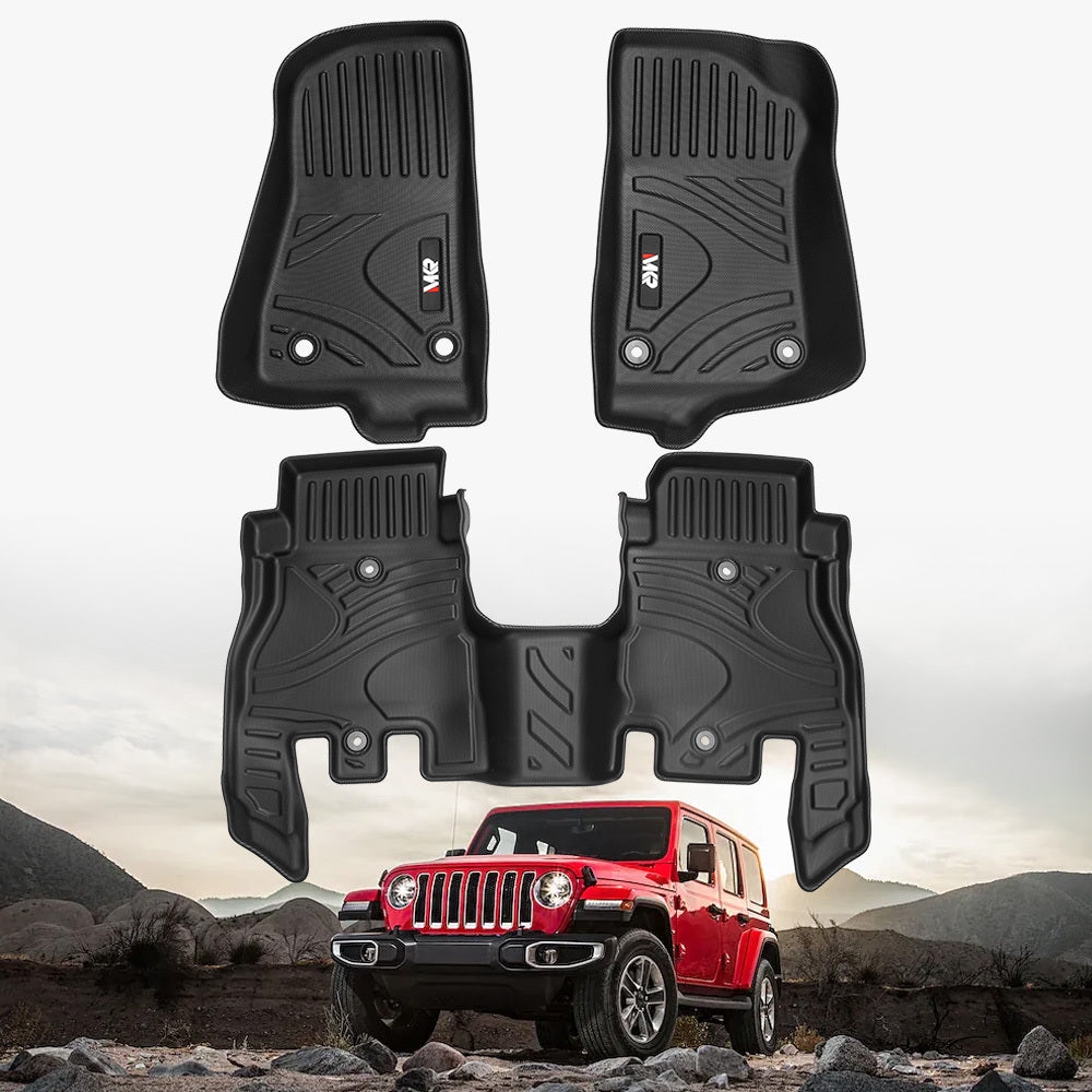 2018-2025 Jeep Wrangler MKR All Weather Floor Mats