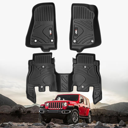 2018-2025 Jeep Wrangler MKR All Weather Floor Mats