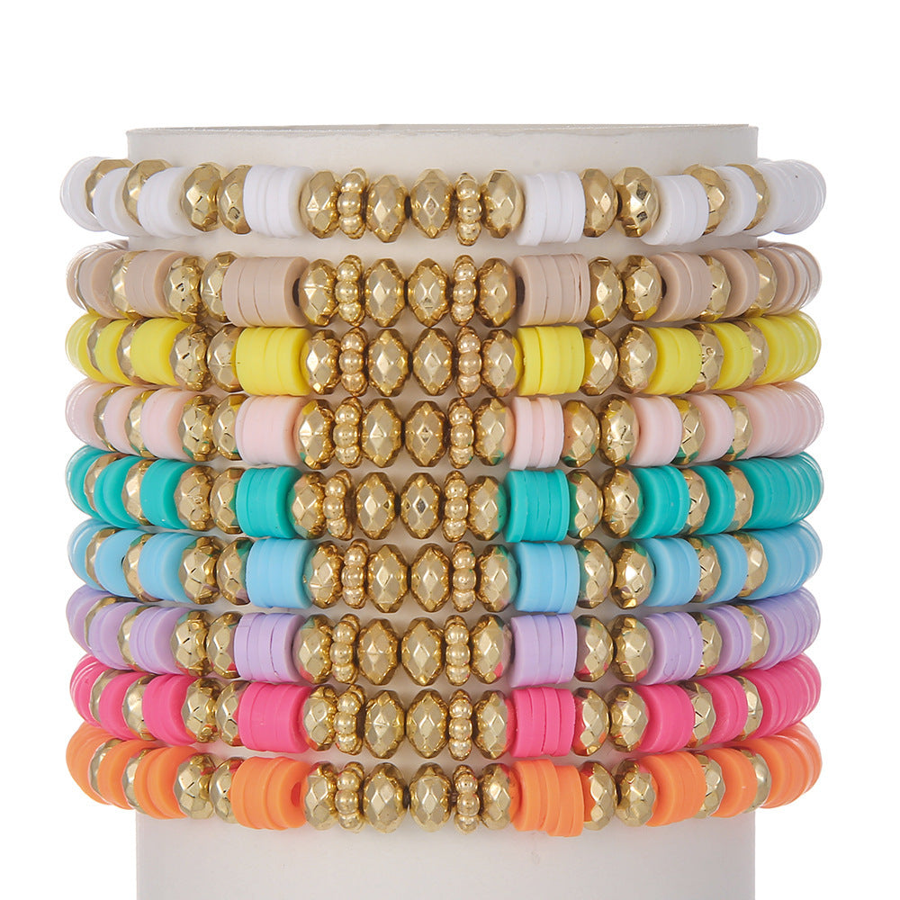 Claudia's Summer Bohemian Bracelets 9pcs set