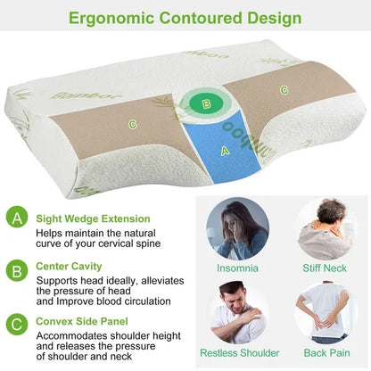 Bamboo Memory Foam Pillow