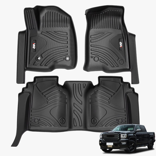 2019-2025 Chevrolet GMC Crew Cab MKR All-Weather Floor Mats