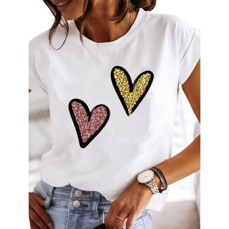 Women's Casual Print T-Shirt
