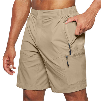 Men's Casual Zipper Cargo Shorts