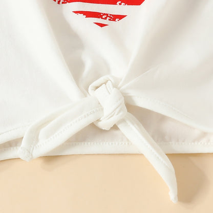 Girl's American Heart Outfit