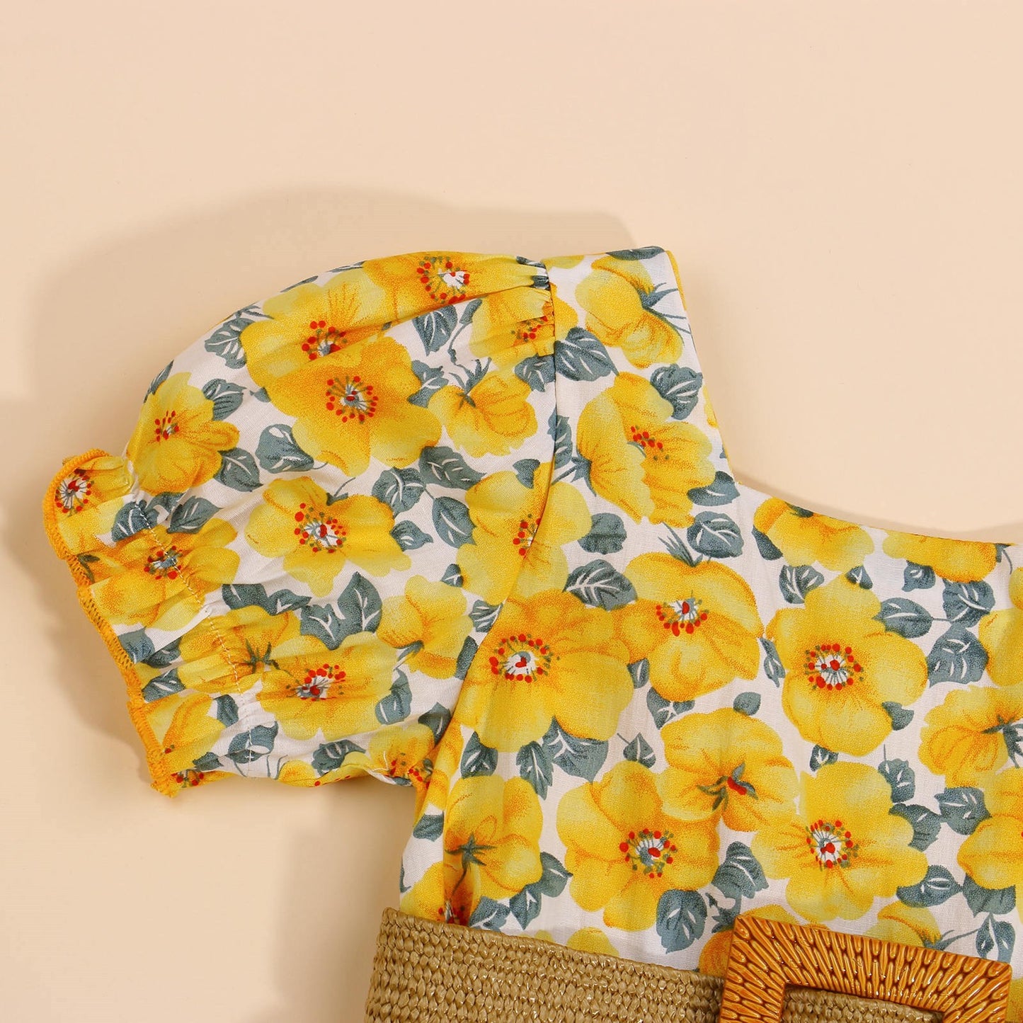 Girl's Yellow Flower Dress