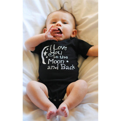 Baby I love You to the Moon and Back Onesie
