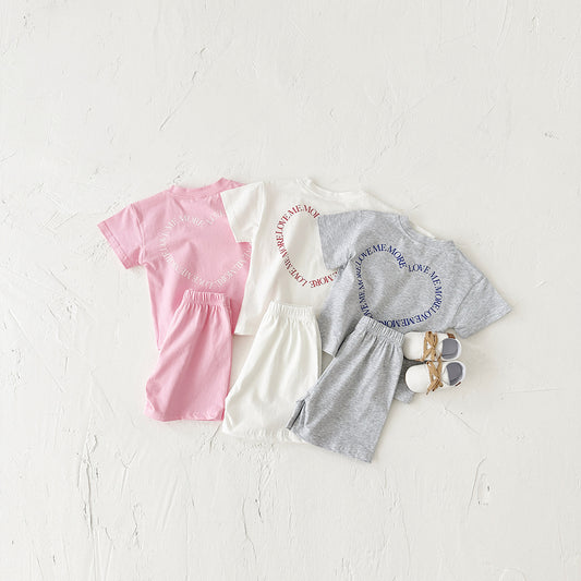 Baby Girl's Love Me More Outfit 2pcs set