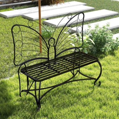 Butterfly Metal Bench