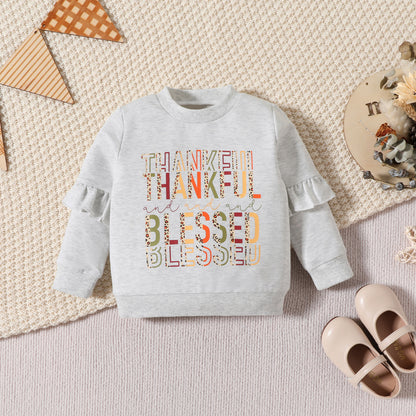 Girl's Fall Plaid Outfit 2pcs set