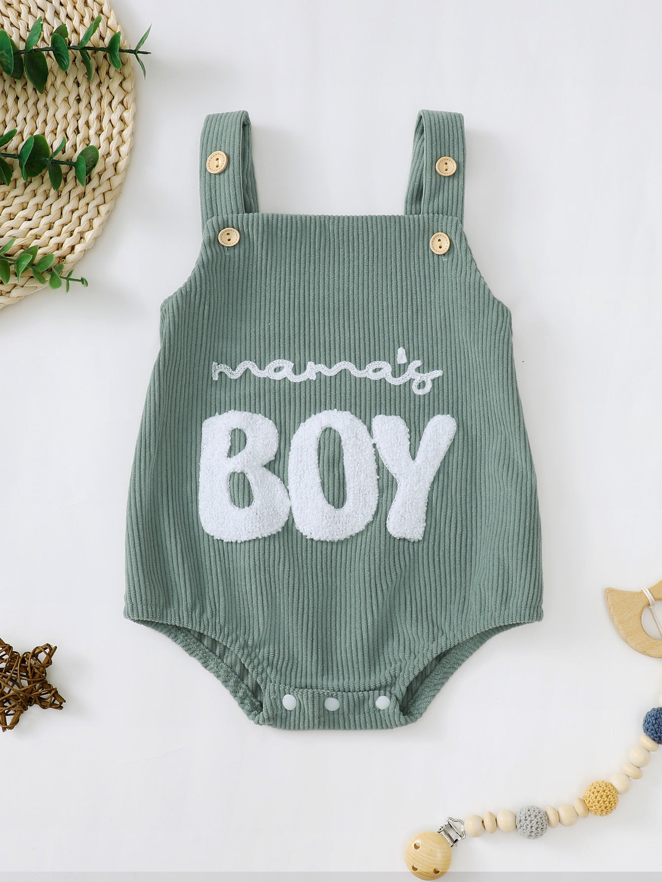 Baby Mama's Boy Overall Onesie