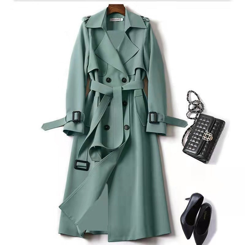 Women's Double-Breasted Trench Coat