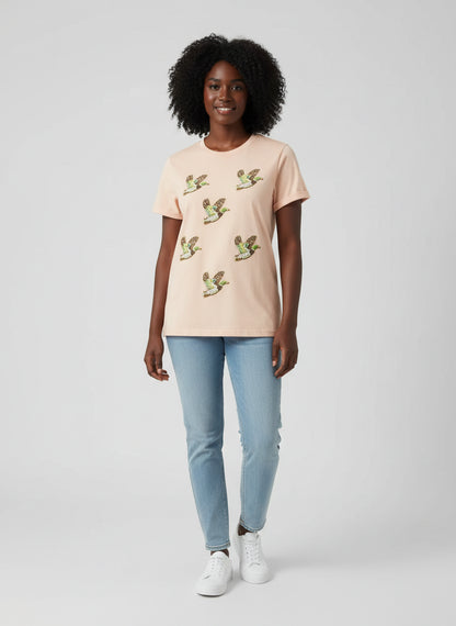 Women's Sequin Mallard T-Shirt