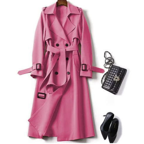 Women's Double-Breasted Trench Coat
