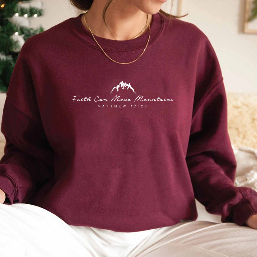 Faith Can Move Mountains Sweatshirt