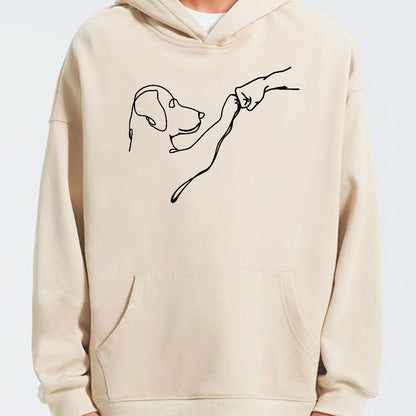 Men's Dog Fist Bump Hoodie