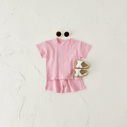 Baby Girl's Love Me More Outfit 2pcs set