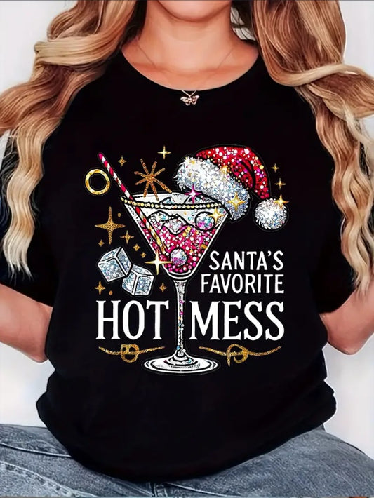 Santa's Favorite Hot Mess T-Shirt