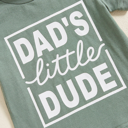 Dad's Little Dude Outfit 2pcs set