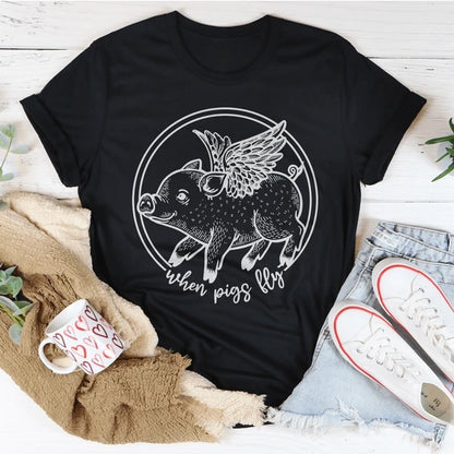 Women's When Pigs Fly Shirt