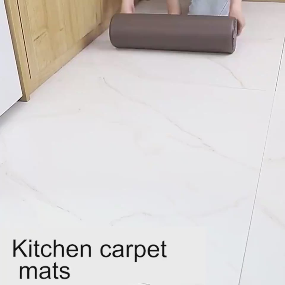 Household Thick Leather PU Kitchen Carpet Floor Ma