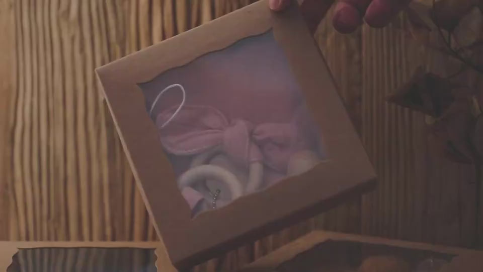 Baby Muslin Wooden Gift Sets